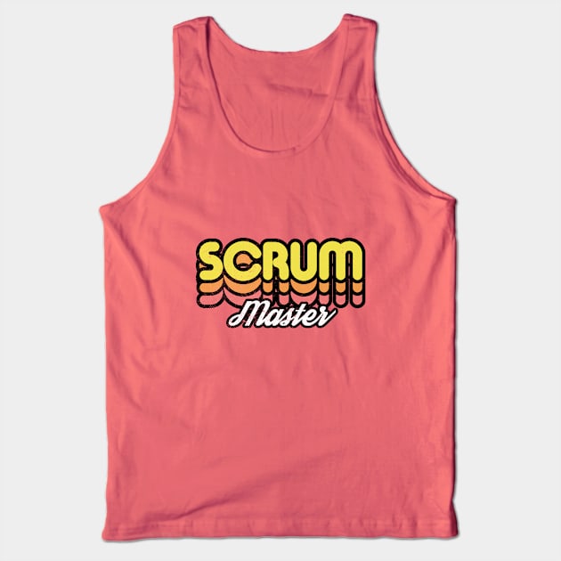 Retro Scrum Master Tank Top by rojakdesigns